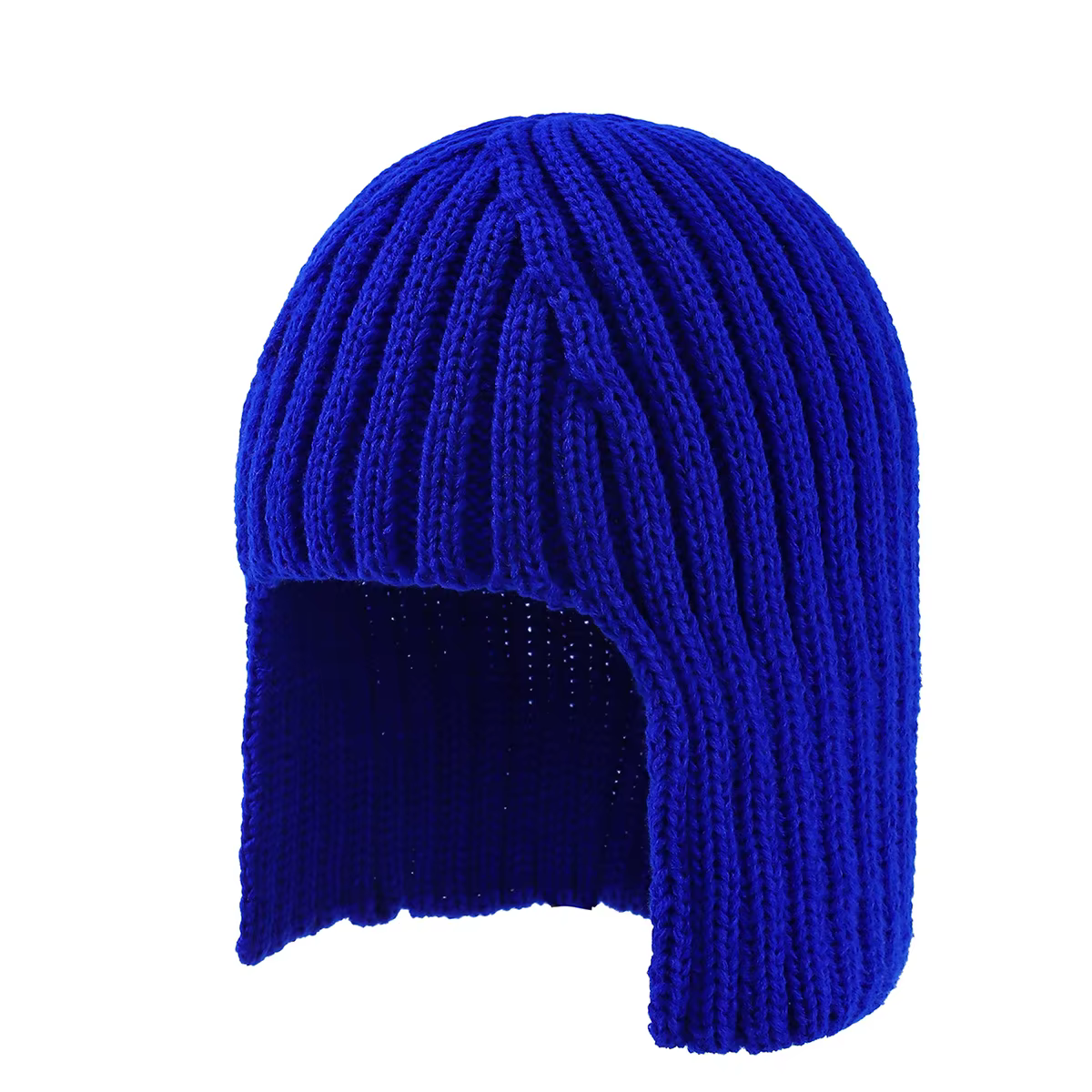 Bonnet tricoté avec perruque intégrée pour femme – Style tendance pour l'hiver