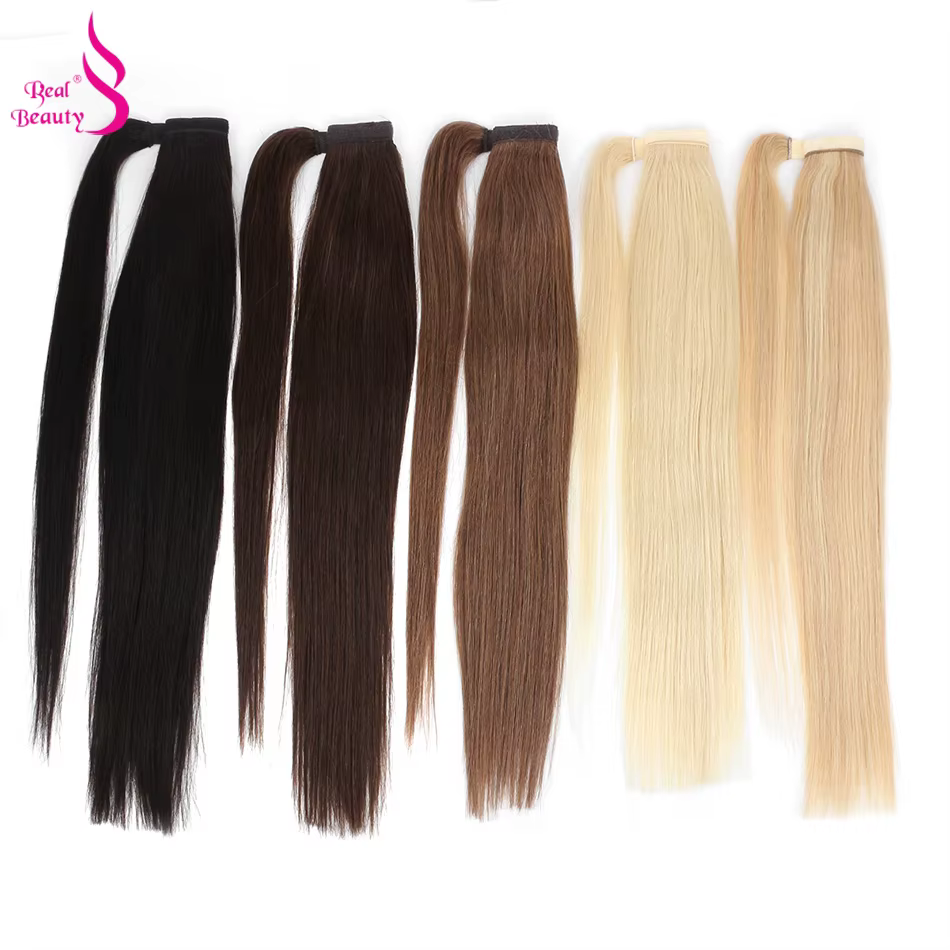 Real Beauty – queue de cheval de cheveux humains