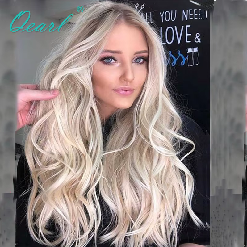 Qearl-Perruque de Cheveux Humains Naturels