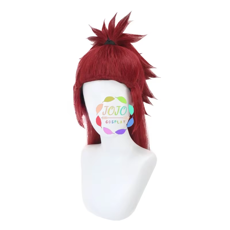 Perruque de Cosplay Anime Renji Abarai