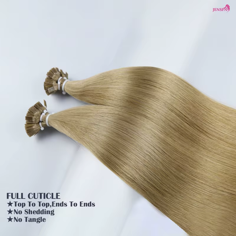 Extensions de cheveux de haute qualité à pointe plate