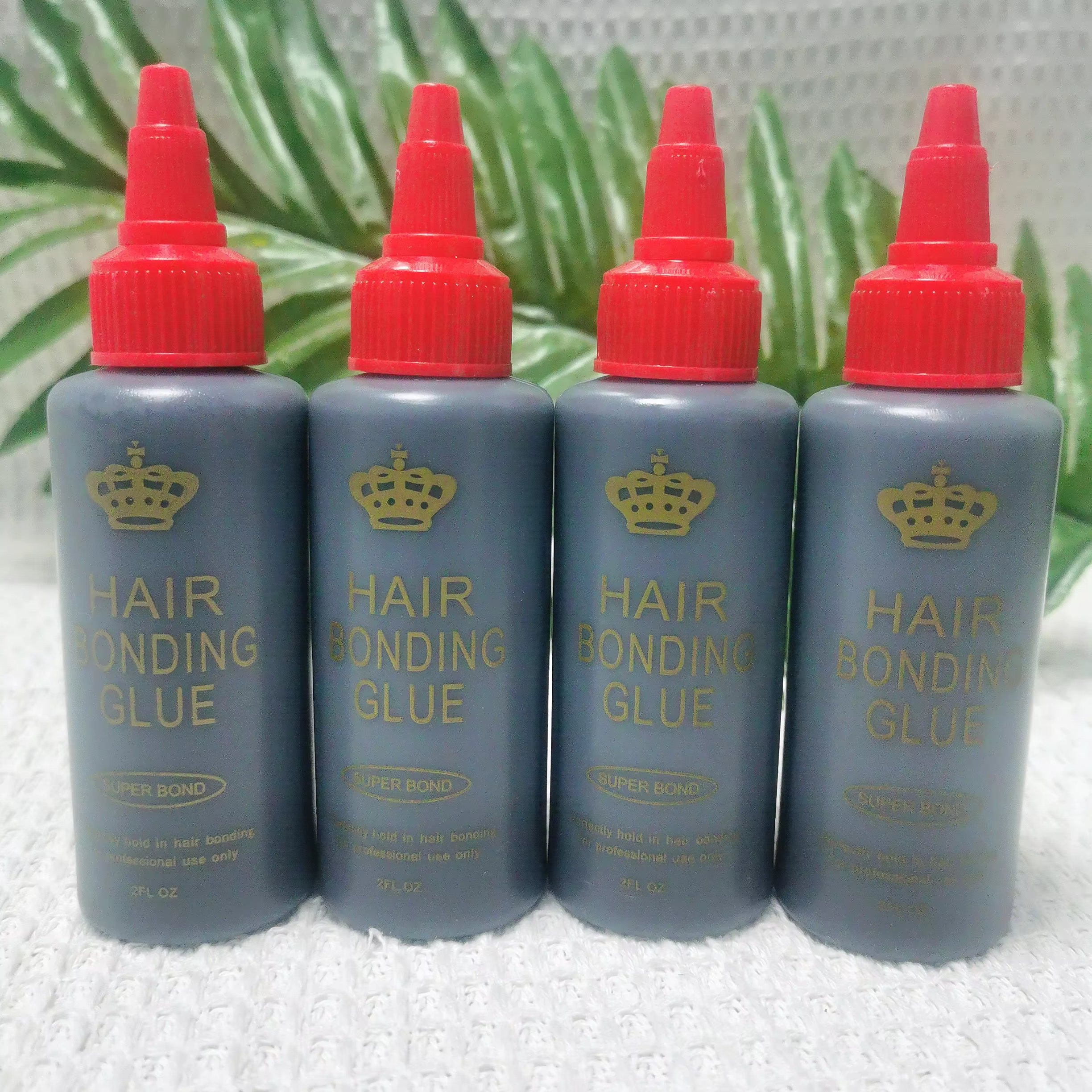 Colle pour tissage de cheveux noire 1 oz/2 oz/4 oz 30 ml/60 ml/118 ml