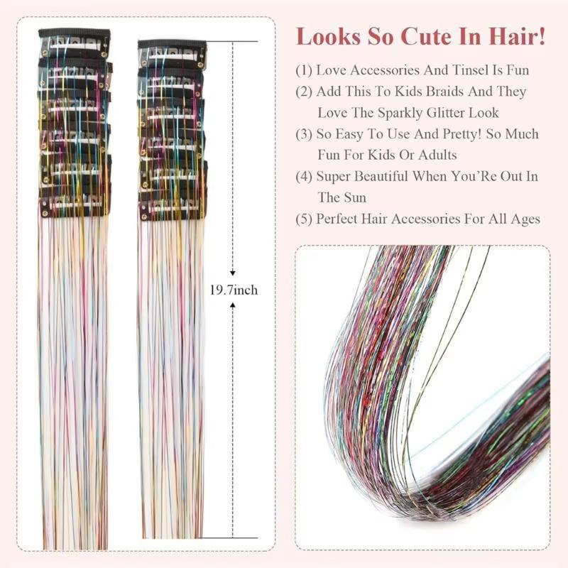 39BD – Extensions capillaires à clips