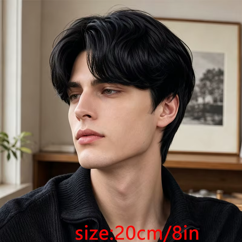 Perruque pour coiffure quotidienne masculine