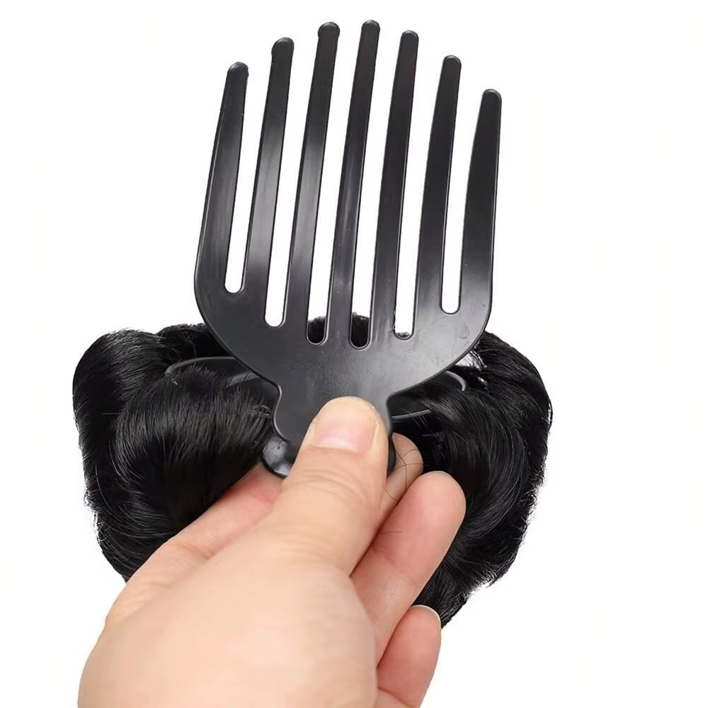 Pince à cheveux synthétique en forme de fleur