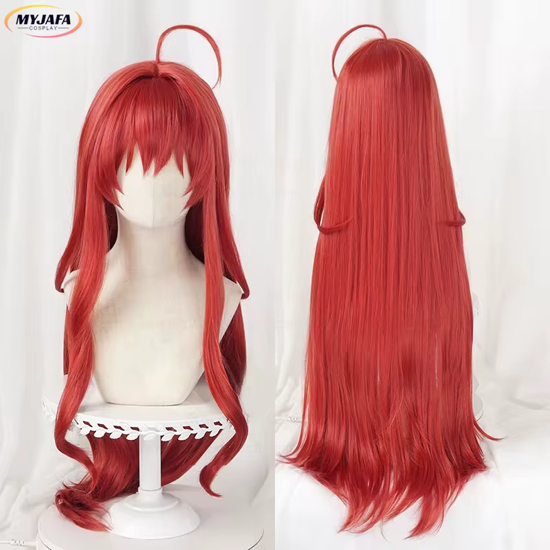 Perruque de Cosplay Anime Nakano Itsuki rouge