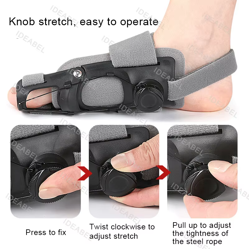 Attelle orthopédique correctrice pour hallux valgus, redresseur d'orteil, soulagement de la douleur au pied, correction du hallux valgus, soins des pieds