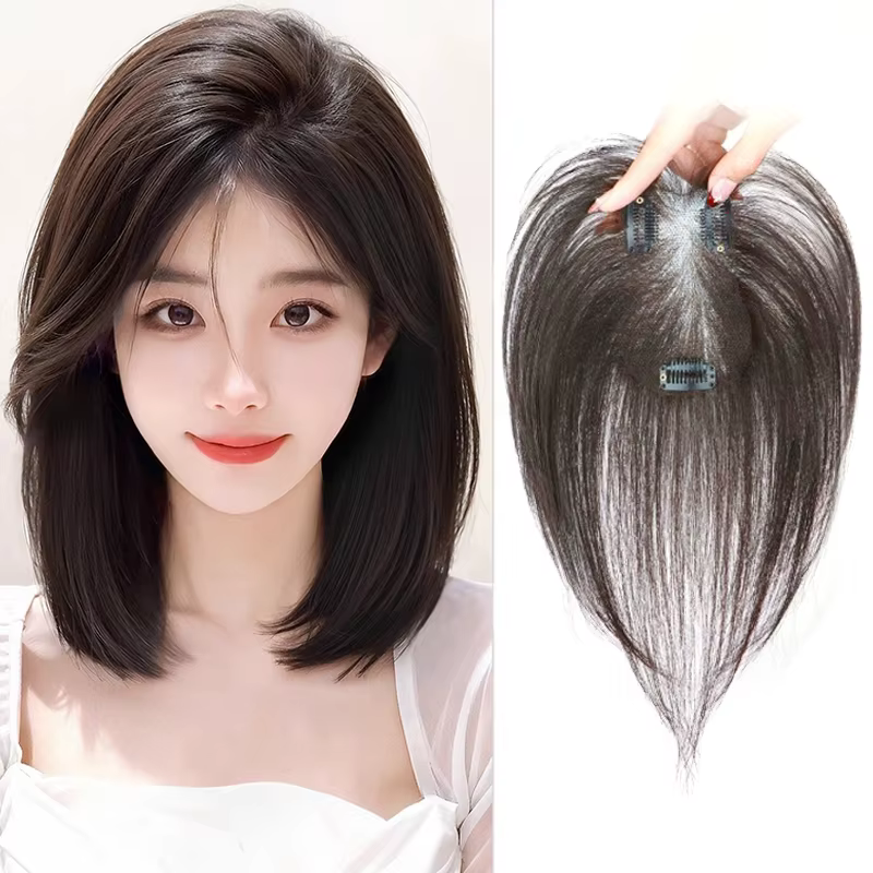 Patchs capillaires pour femmes aux cheveux volumineux sur le dessus de la tête
