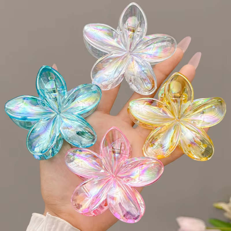 Pince à cheveux en plastique doux