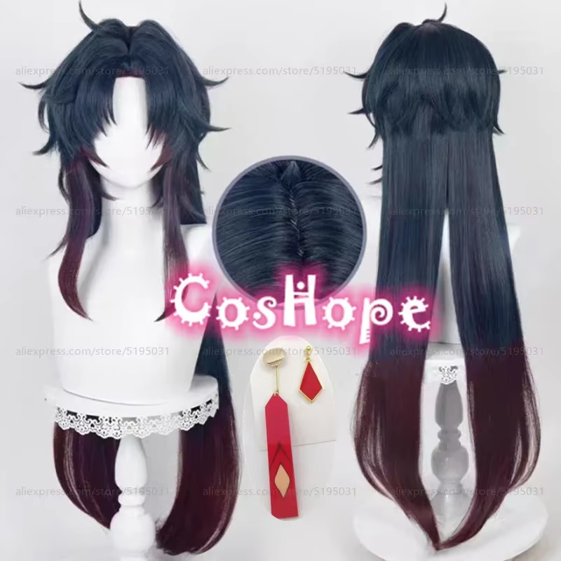 Perruque de Cosplay à lame 90cm de Long