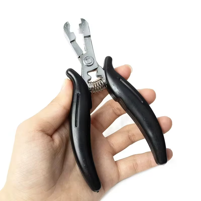 Pince à kératine pour extensions de cheveux