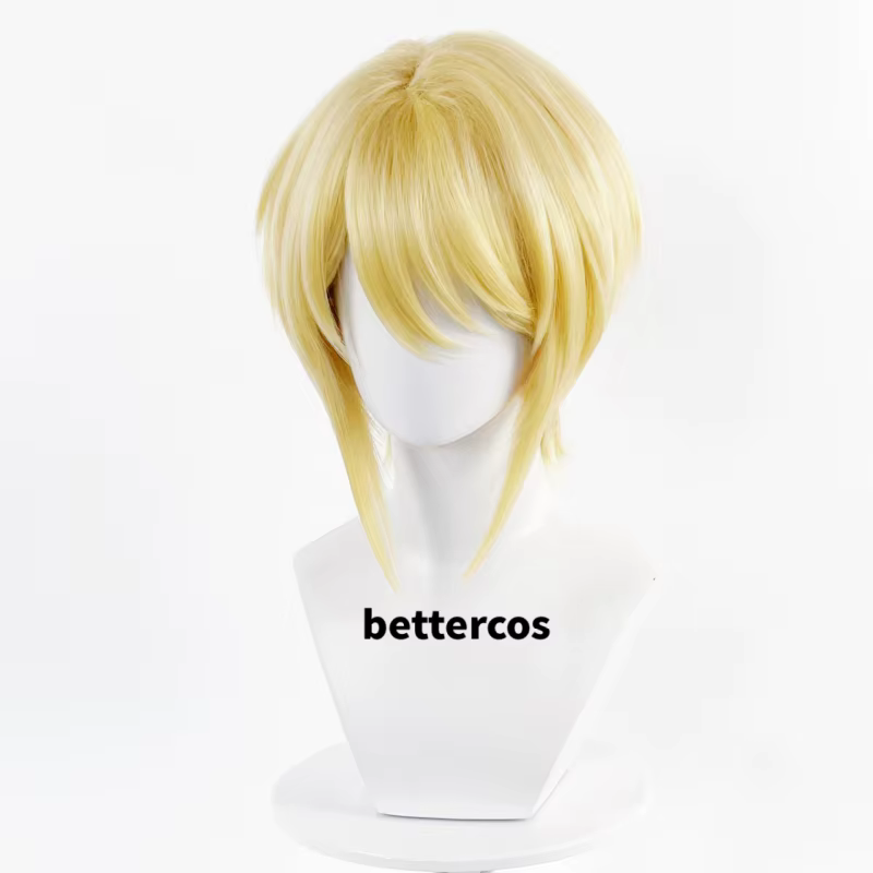 William James Moriart Cosplay perruque Anime MORIARTY le PATRIOT Blonde cheveux synthétiques courts résistants à la