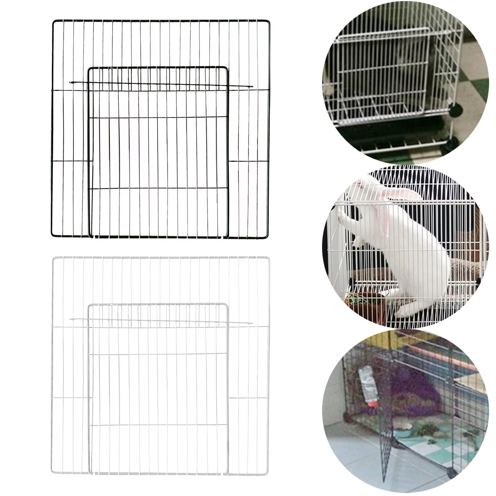Porte portative, fil métallique extensible de fil de clôture de Cage de bricolage, pour la cour de clôture