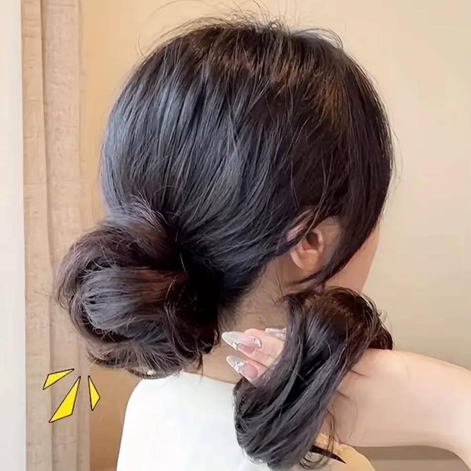 Perruque Updo synthétique facile à porter