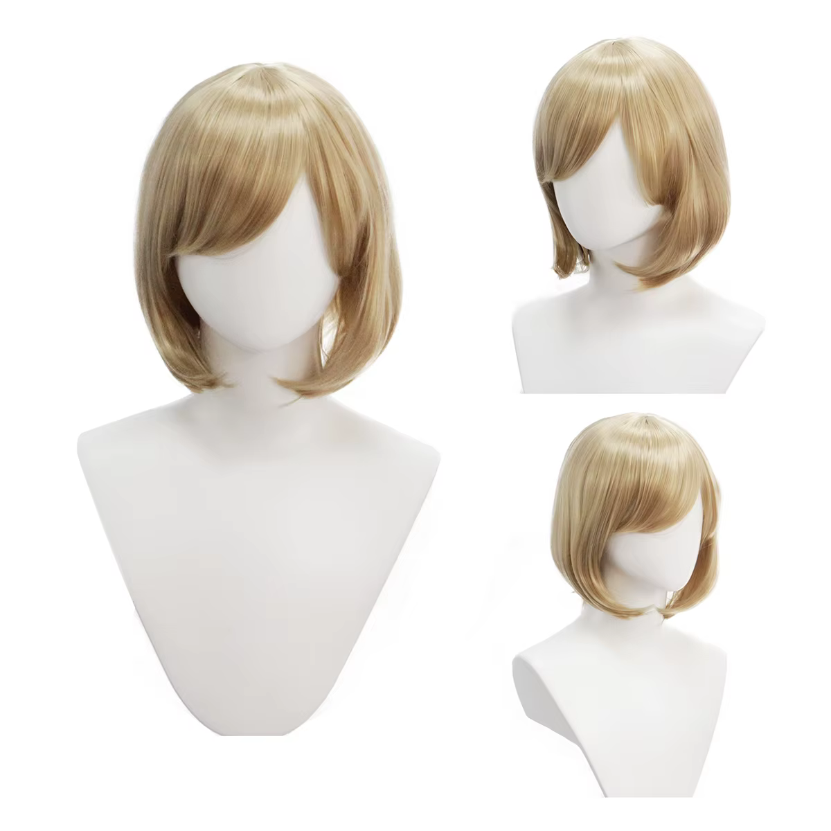 Perruque synthétique Blonde BOB de haute qualité