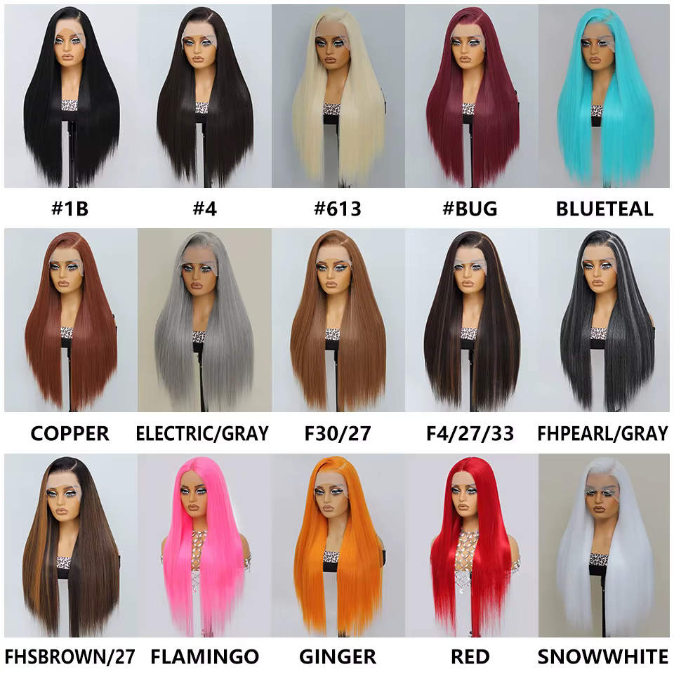 Perruque Lace Front Wig synthétique HD