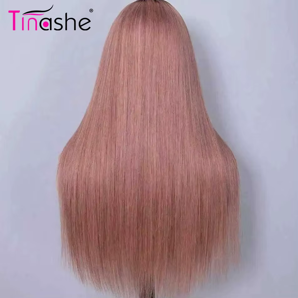 Tinashe Wear Go perruque droite sans colle cheveux humains pré plumés et blanchis 6x5 HD
