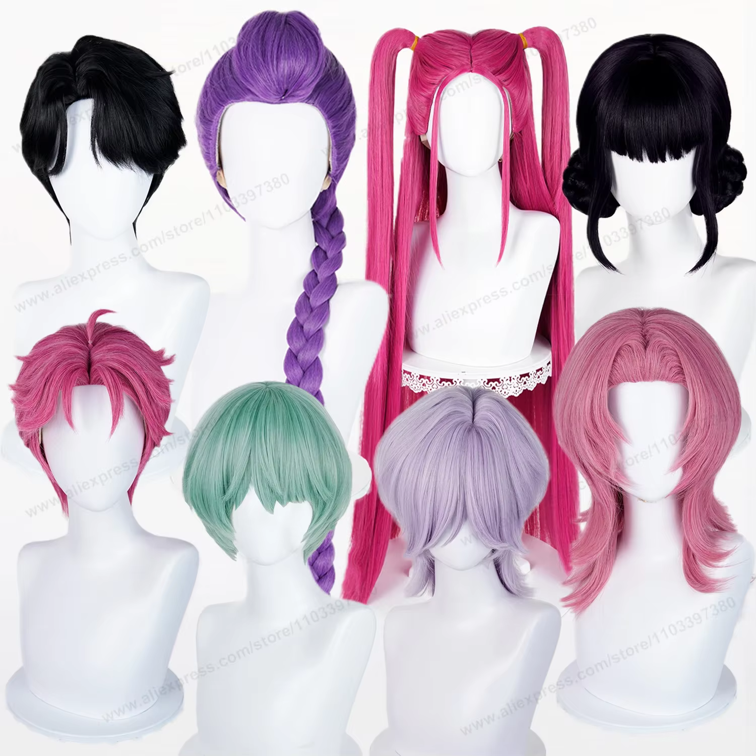 Saja garçons bébé Rumi Mira Zoey Abby Jinu mystère Romance Cosplay perruque synthétique hommes femmes cheveux Anime résistant à la chaleur perruques