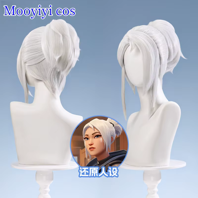 Jett ‌ Perruque de Cosplay pour Halloween