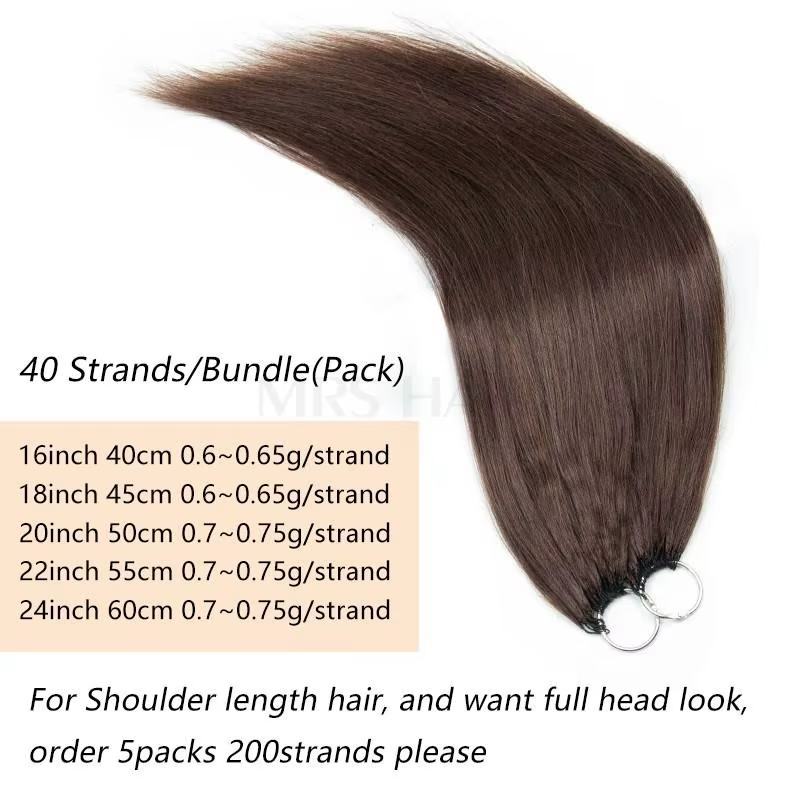 Extensions de Cheveux Naturels Remy avec Micro Wild Invisible