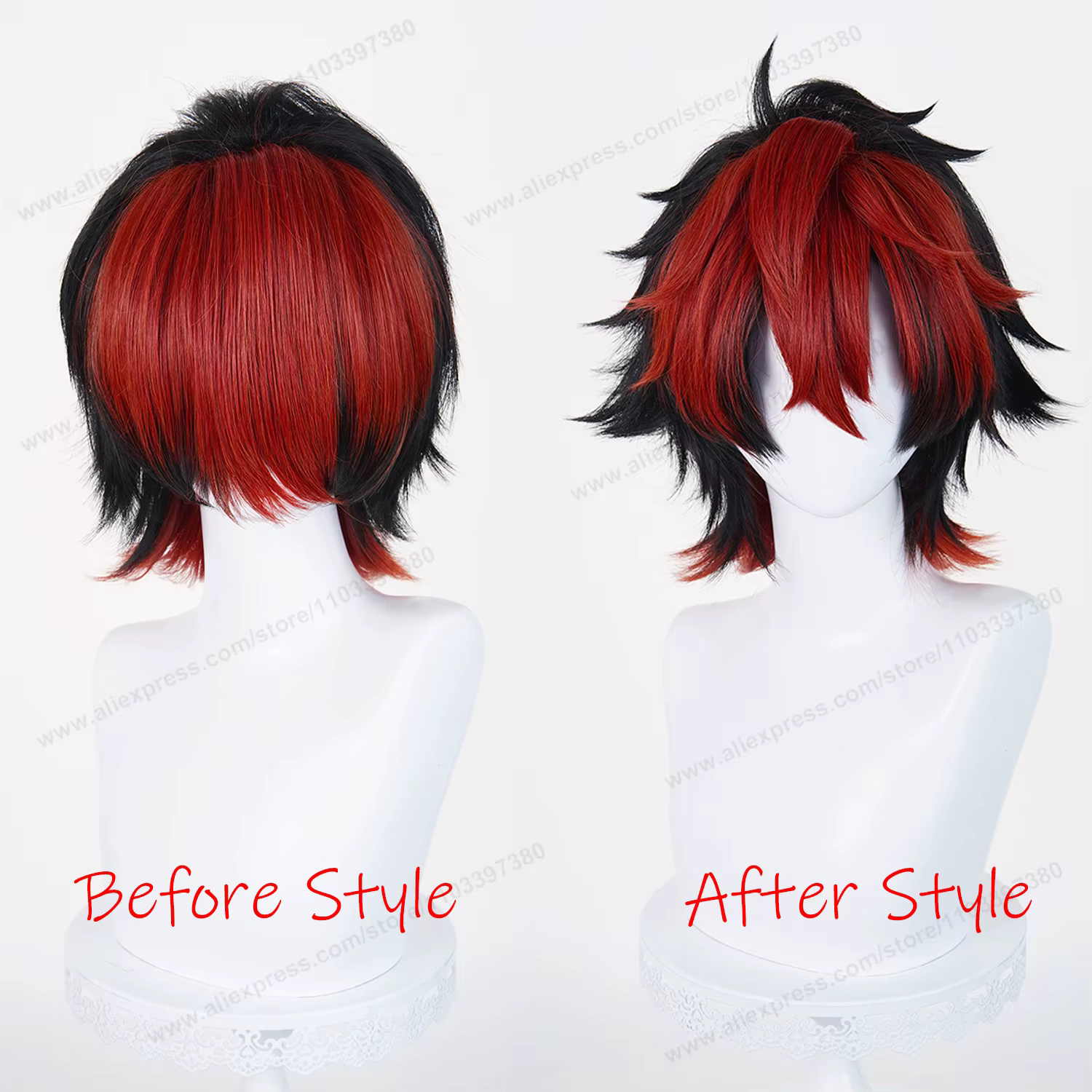 Perruque de Cosplay Komano Manato