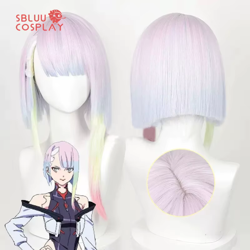 SBluuCosplay Lucy Cosplay Perruque, Perruque