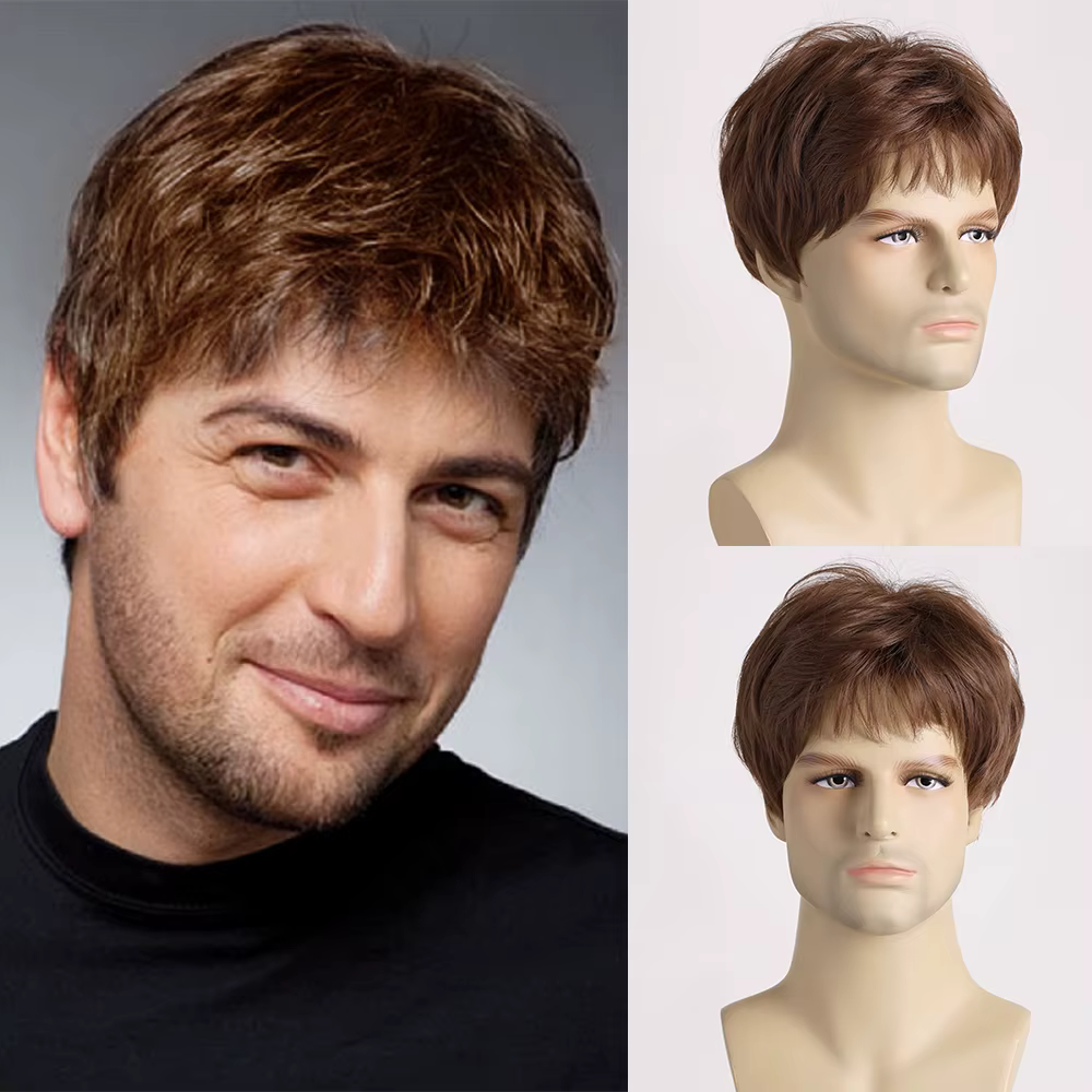 Cheveux bouclés naturels courts pour jeunes hommes