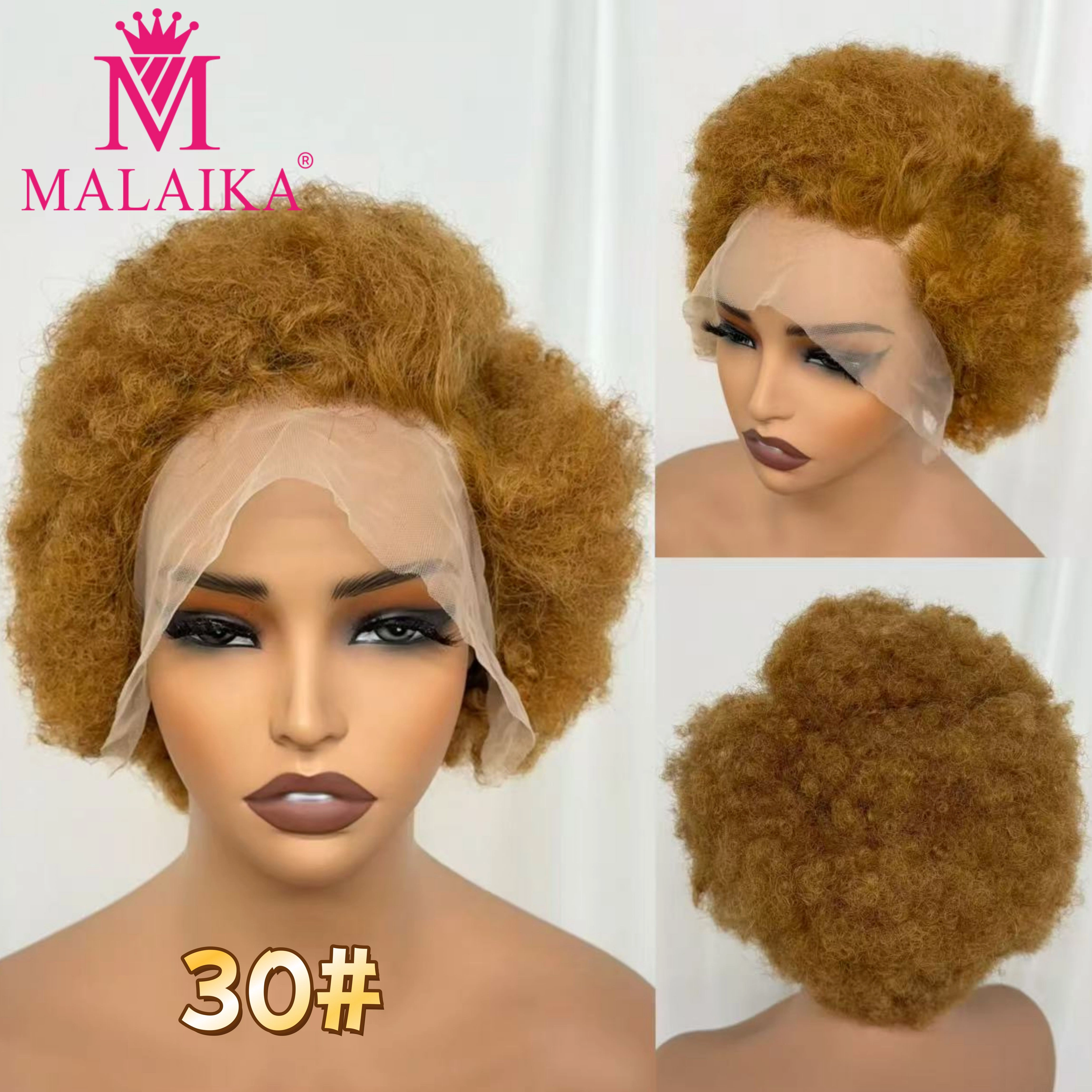 Perruque Bob Lace Front Wig naturelle crépue bouclée