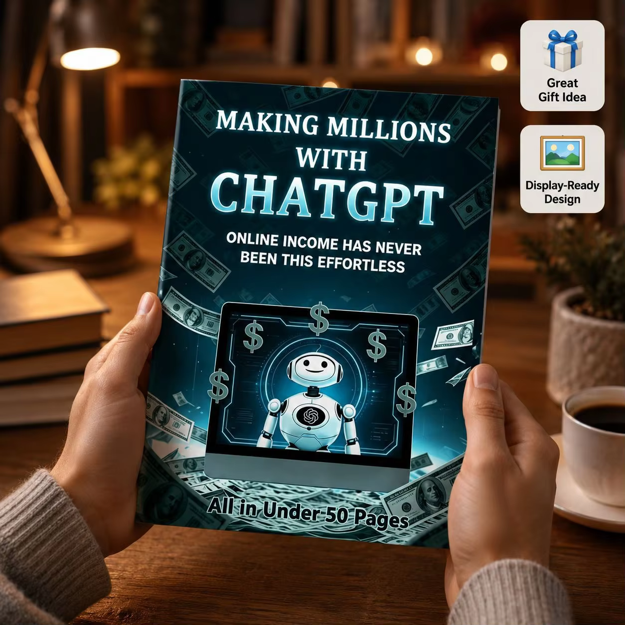 Guide des opportunités complémentaires ChatGPT : 50 idées de revenus IA pour débutants – Livre de stratégie de contenu pour entreprises en ligne