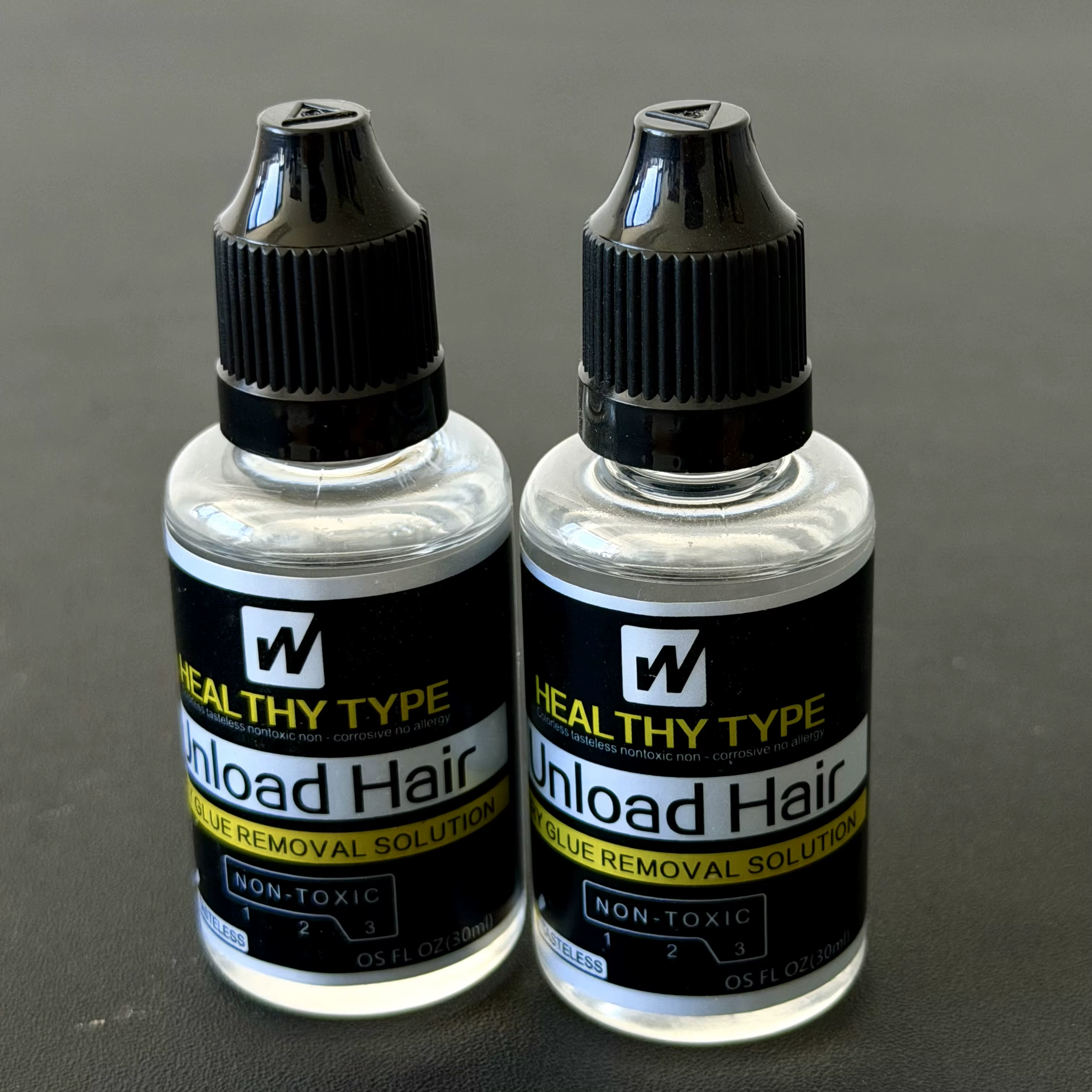 Lot de 5/3/1 pièces – Dissolvant de colle pour extensions capillaires 30 ml – Solution non toxique à action rapide pour perruques à bandes et à lacets