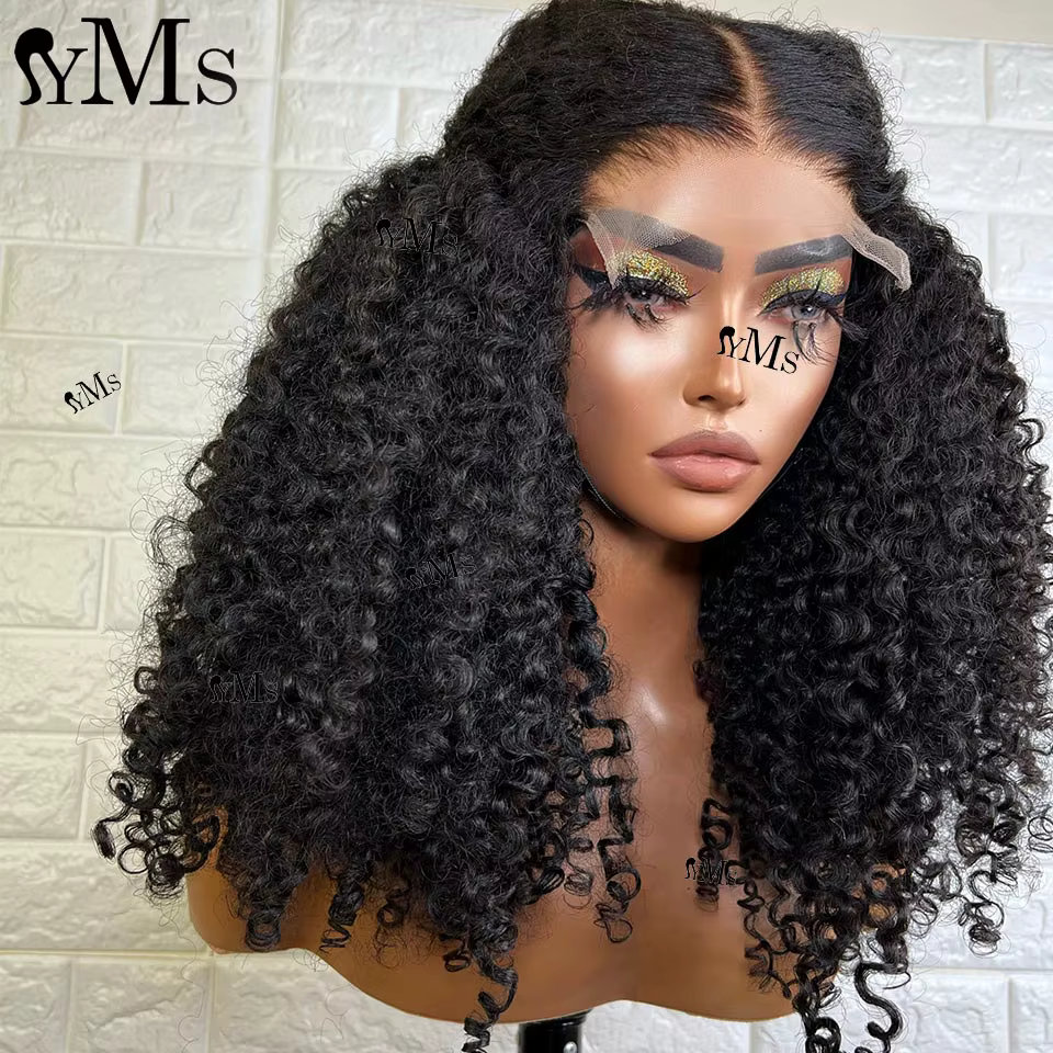 Elite-Perruque Lace Front Wig naturelle crépue bouclée pour femme
