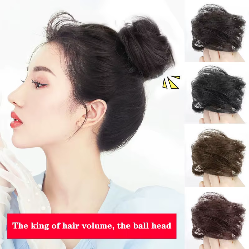Perruque chignon synthétique pour femmes