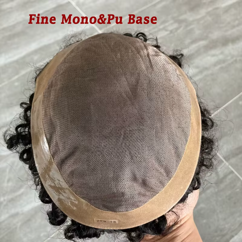 Prothèses capillaires pour hommes en cheveux naturels