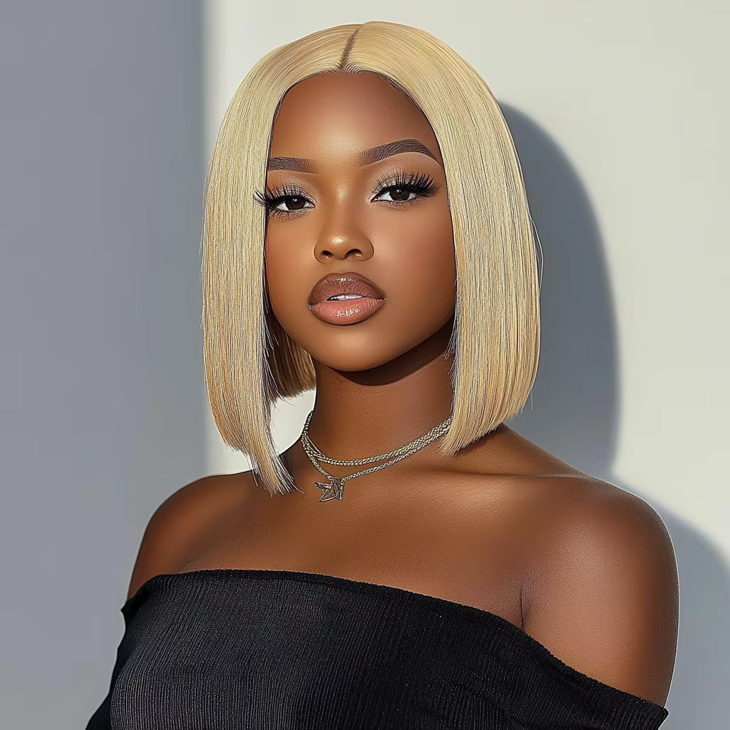 613 perruques de cheveux humains blonds pour les femmes 13x6x1