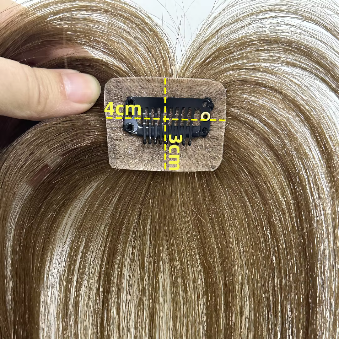 360 ° Frange à clipser 100% cheveux humains naturels