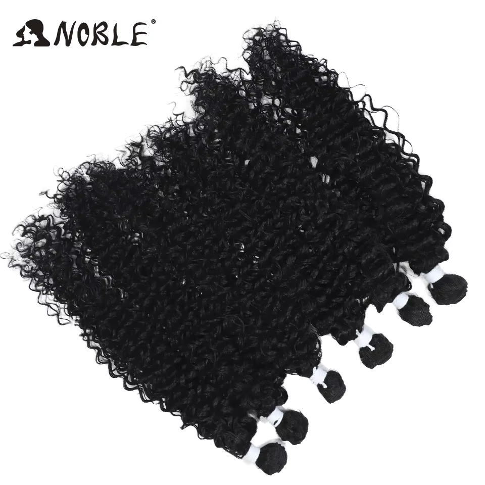 Tissage synthétique en lot Afro crépu bouclé-Noble