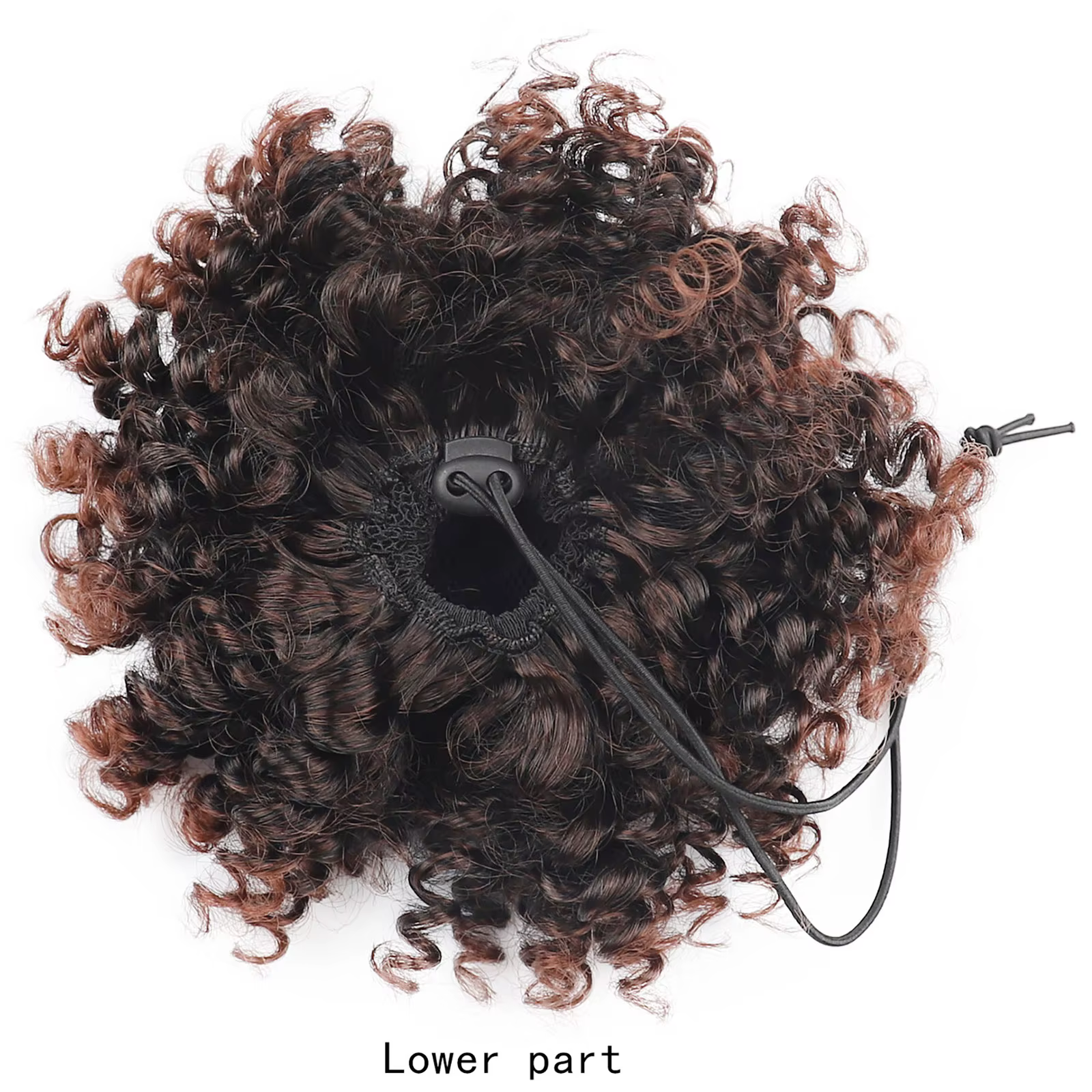 Jeedou Chignon Afro bouffant africain bouclés beignet cheveux