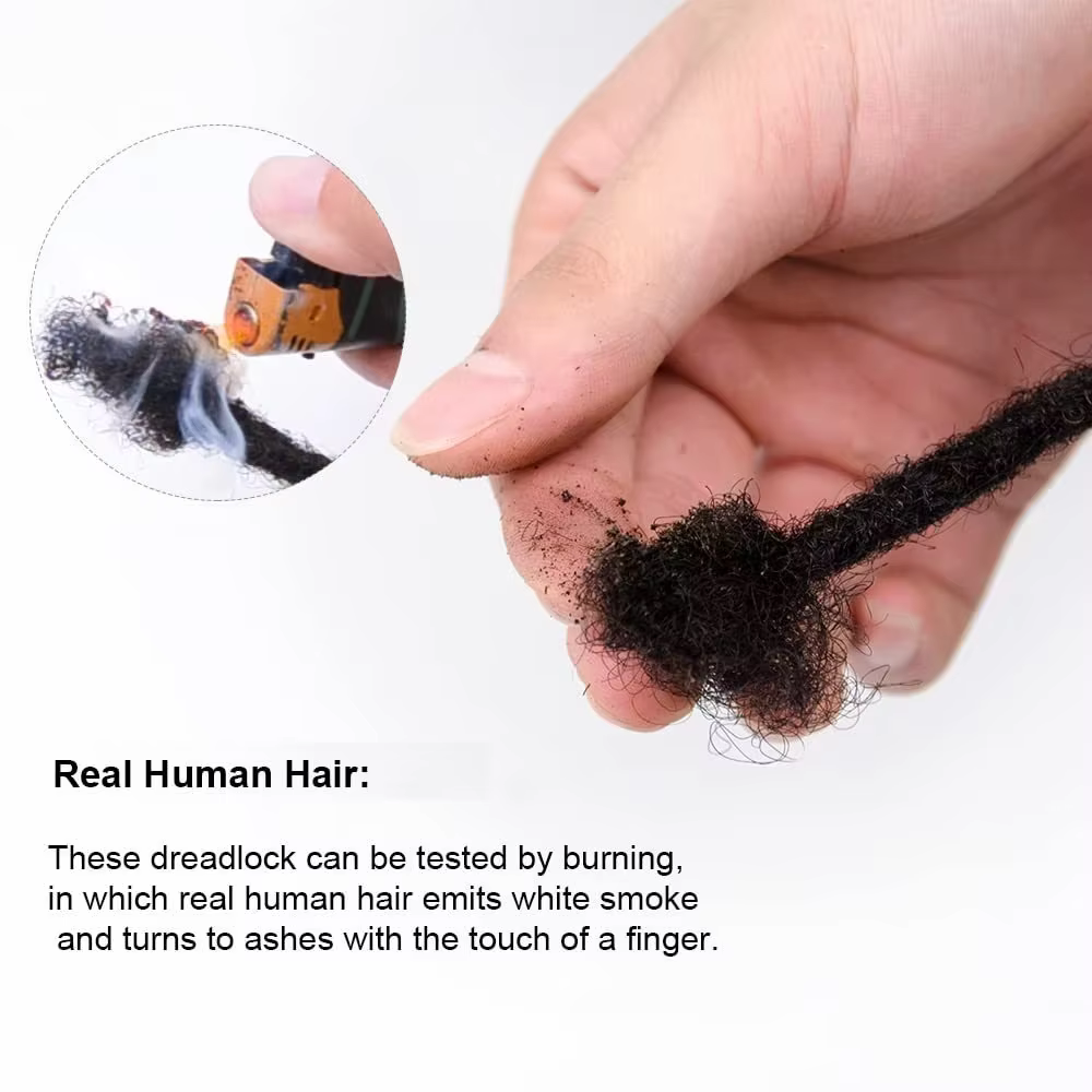 Extensions de cheveux humains afro crépus de 0,6 cm avec pointes bouclées, 8-12 pouces, faites à la main, peuvent être teintes, pour hommes/femmes