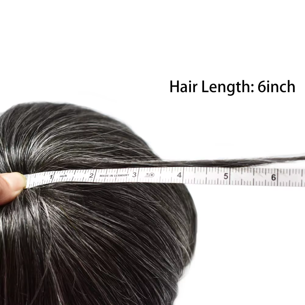 Toupet en PU Noué pour Homme