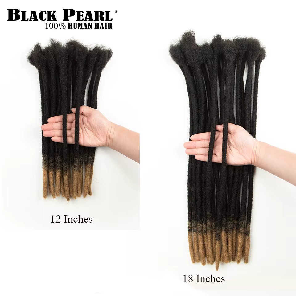 Extensions de dreadlocks en cheveux humains