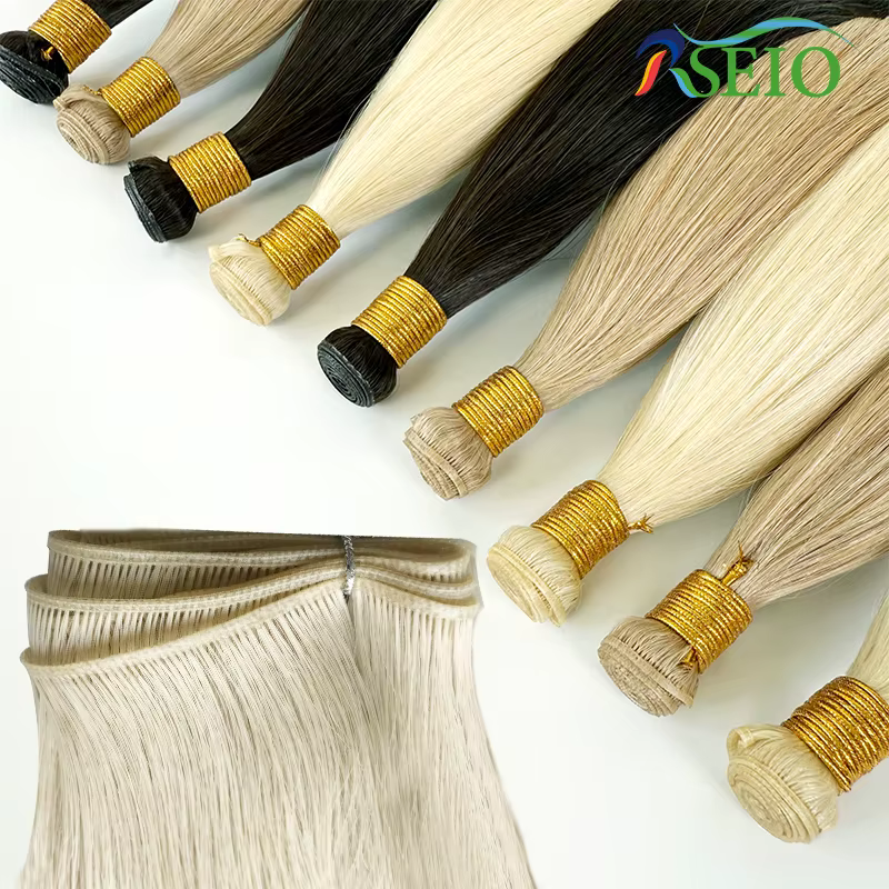 RSEIO Genius trames de cheveux humains paquets Remy Extensions