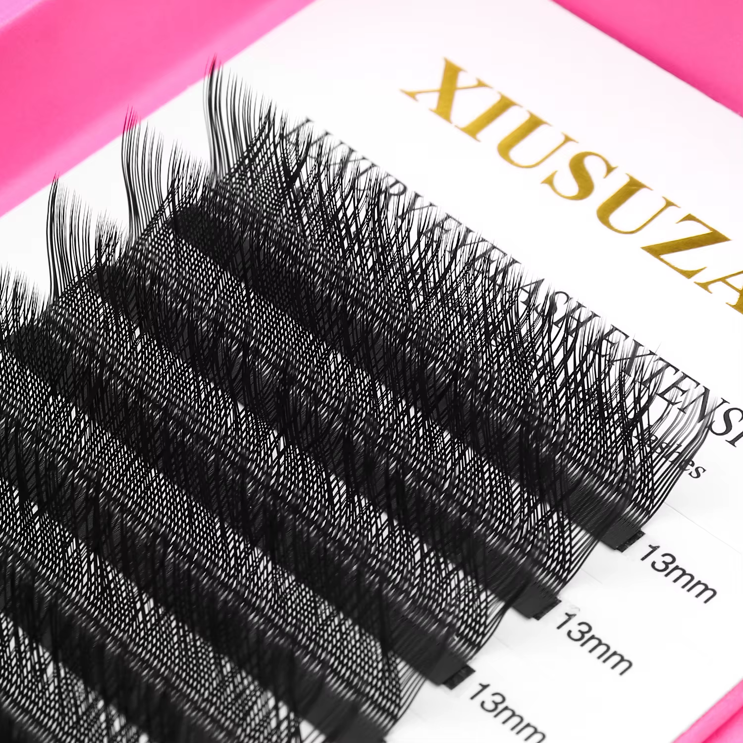 XIUSUZAKI L/LU/M Curl YY 3D 4D 5D W Extensions de cils doux naturel W