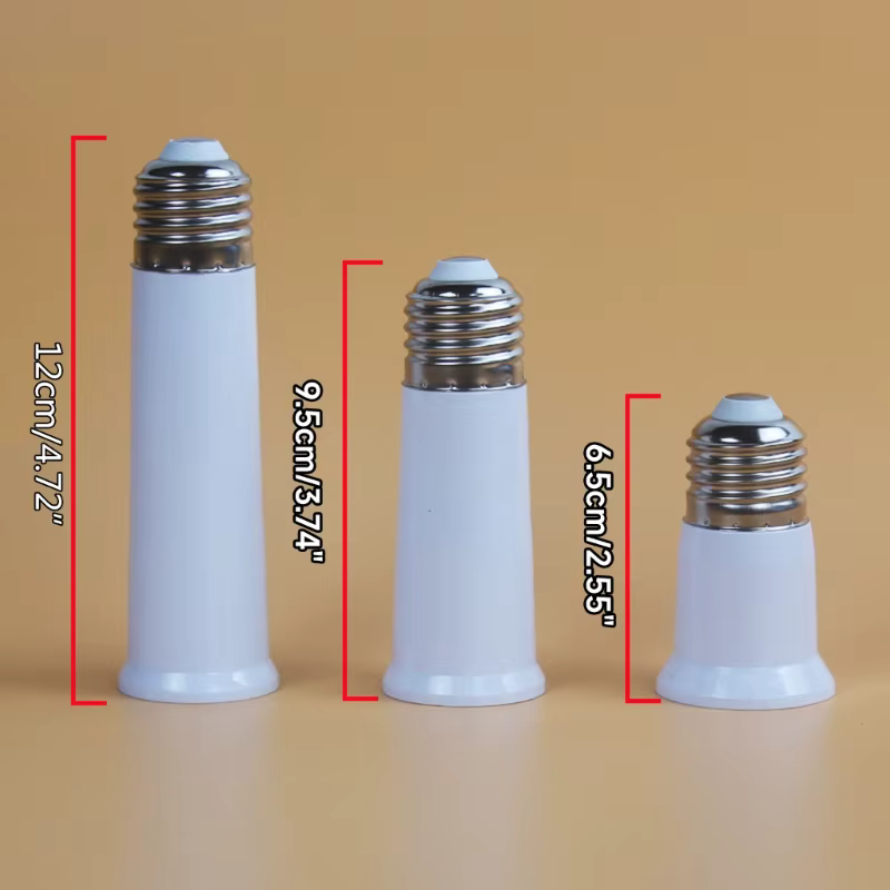 Adaptateur d'extension d'ampoule LED E27 à E27, prolongateur douille lumière pour lampes appareils photo