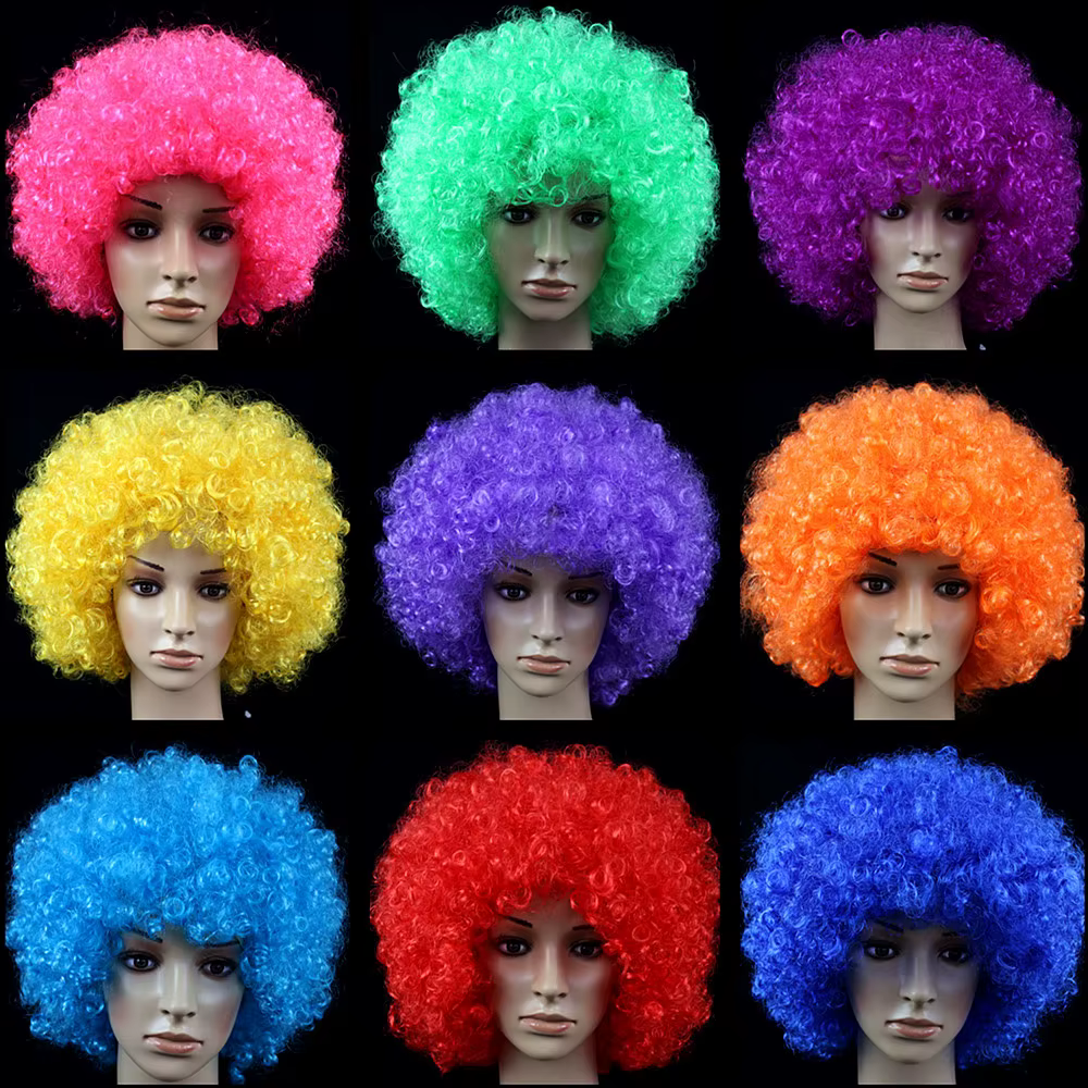 Perruque de Cosplay bouclée pour femmes