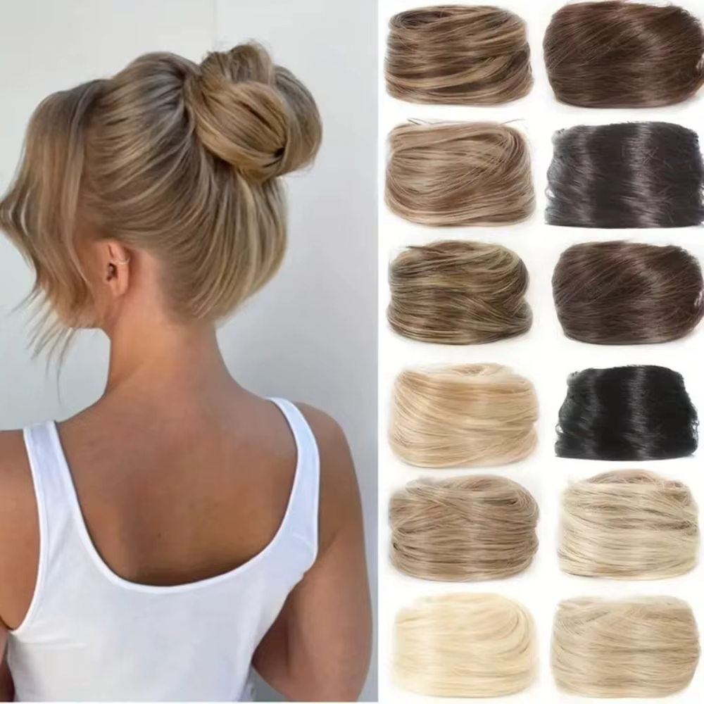 Chignon synthétique élégant et désordre