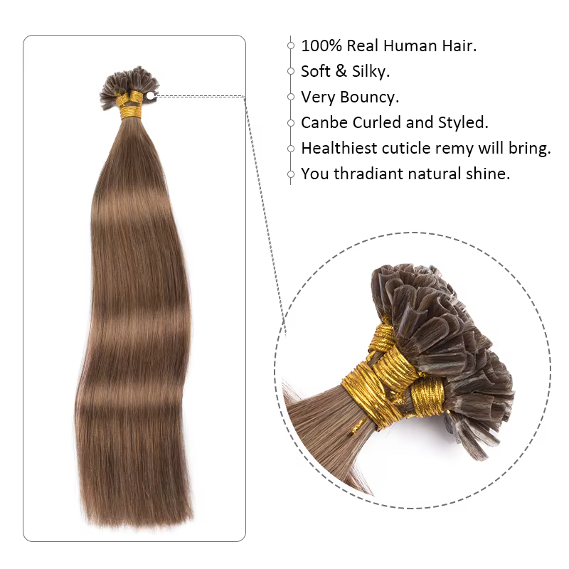 Extensions de cheveux Addbeauty à pointe en U