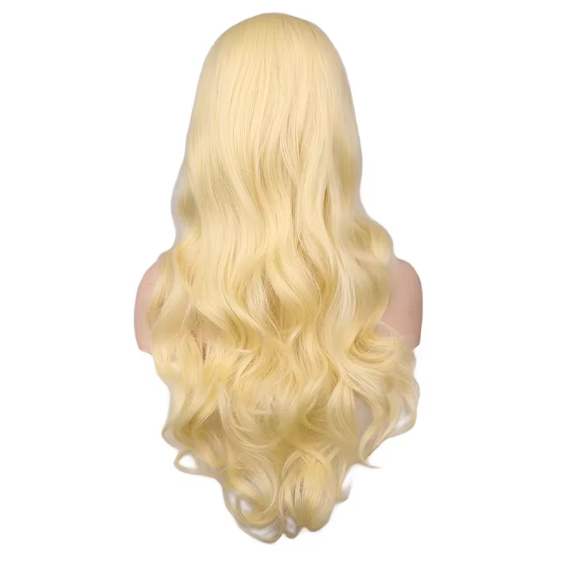 Perruque Synthétique Longue Ondulée pour Femme