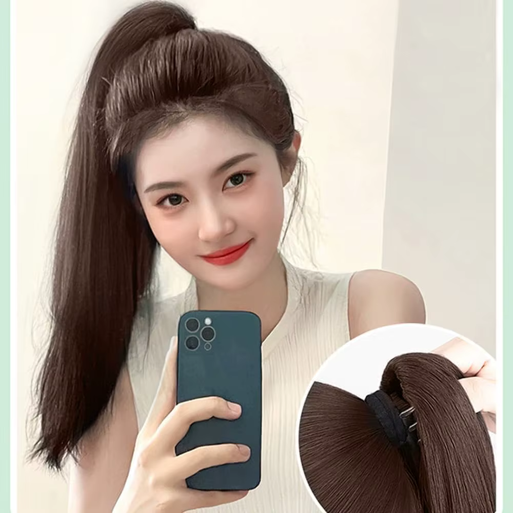 Extensions de cheveux synthétiques à pince