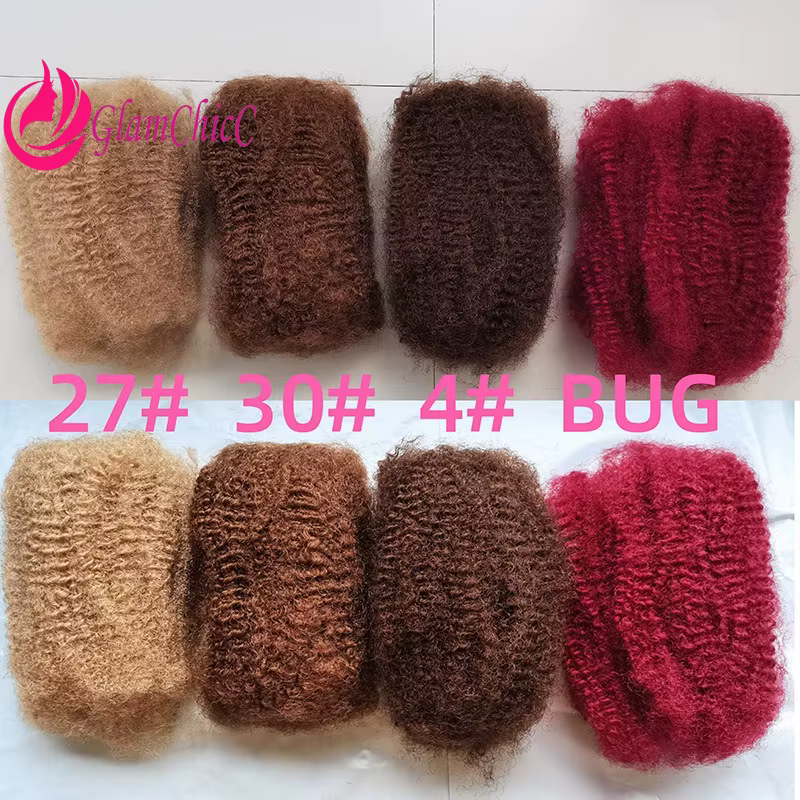 Cheveux en vrac afro crépus 4C de qualité supérieure 4 # 30 # 27 # Extensions