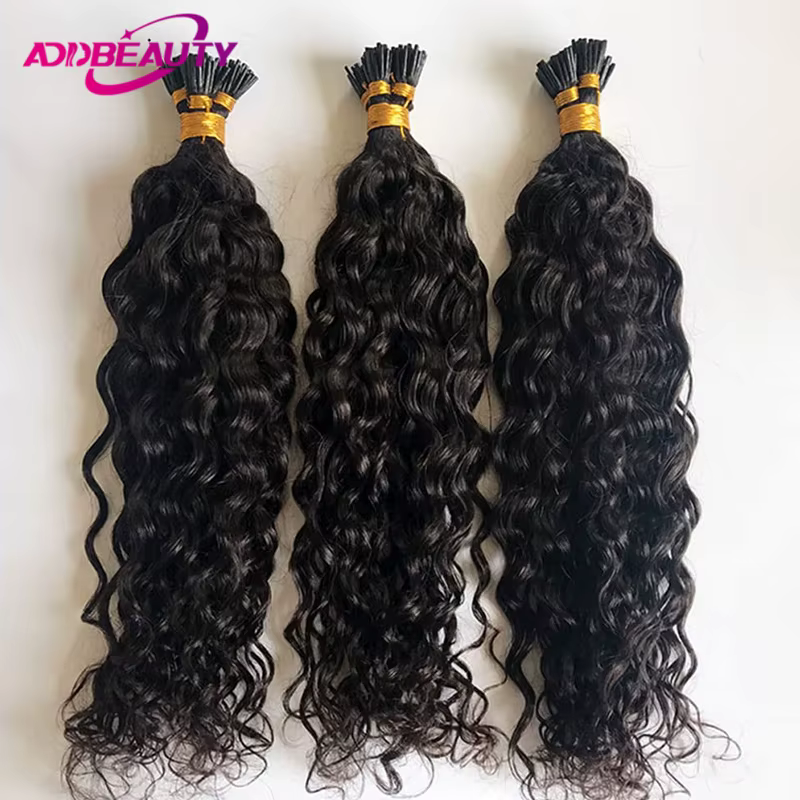 Extensions de cheveux ITip vague d'eau